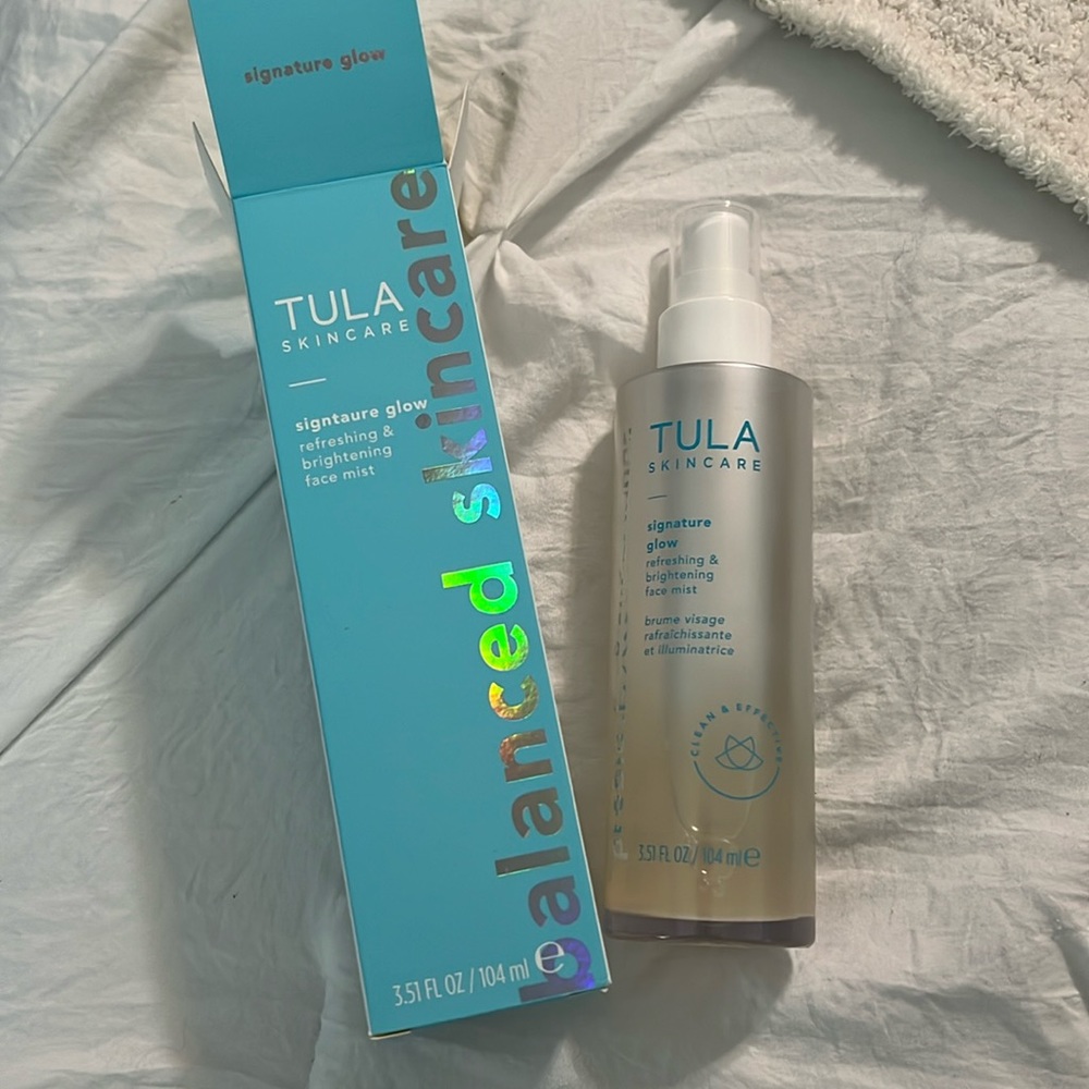 Tula signature glow refreshing and brightening face mist